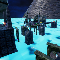 The Floor is Blue Lava