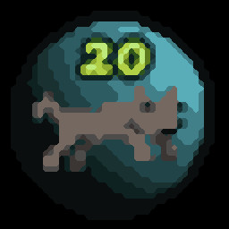 WAS BITTEN BY 20 DOGS.