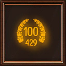 Completed 100 stages with 429 pieces