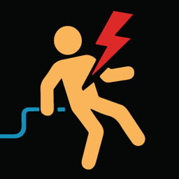 自分で感電とか草