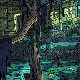 Completed The Dark Lake level.