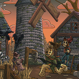 Completed Scarecrow's Fields level.