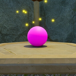 Keep the first purple ball