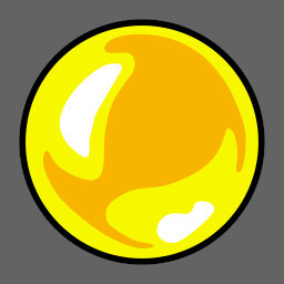 Arcade yellow marble.