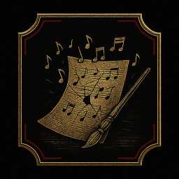 The end of the musical note