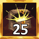 25 chests