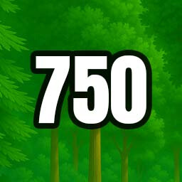 750 Trees