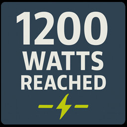1200 Watts Reached