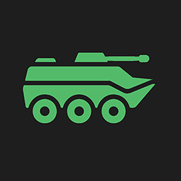 Veículos blindados destruídos