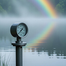 Daily recording of hot spring pool water levels and pressure data