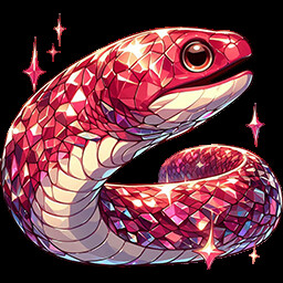 Ruby eel trophy