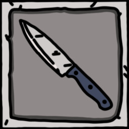 A knife