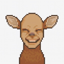 Fear No Man-faced Deer