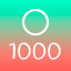 1000 circles (bright)